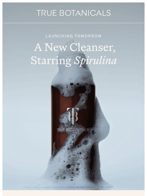 truebotanicals newsletter: Meet Spirulina Cleansing Powder