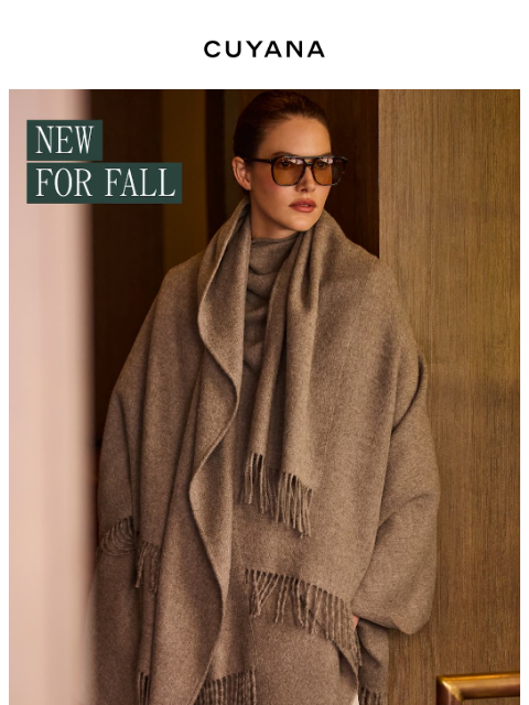 cuyana newsletter: New for Fall