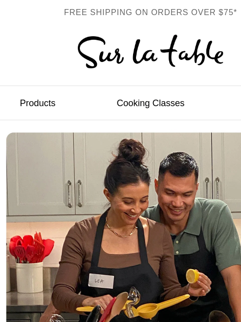 surlatable newsletter: October's coziest cooking classes are almost full.