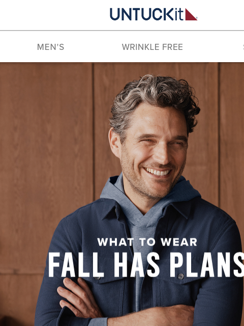 untuckit newsletter: Dressed Right for Fall Events