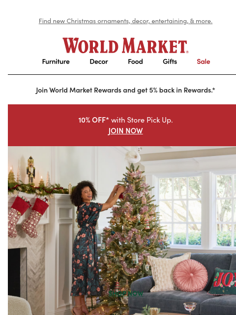 emailworldmarket newsletter: 🎅 The Holiday Shop is open!