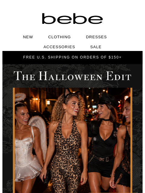bebe newsletter: Not A Costume, A Look.