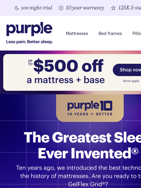 purple newsletter: We turned ten, and we’re celebrating.