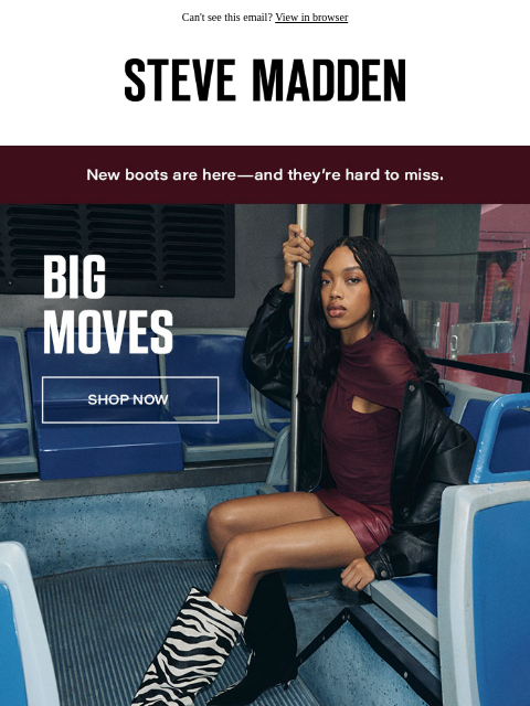 stevemadden newsletter: Boots Bring The Drama