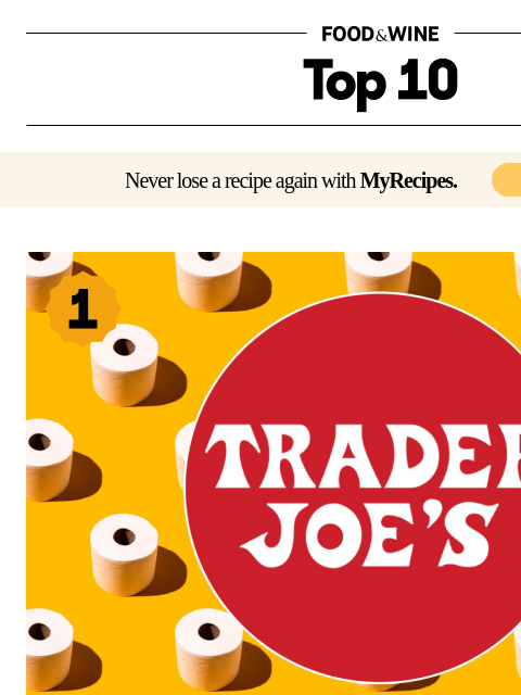 foodandwine newsletter: Trader Joe's Shoppers Say This Candy Makes You Poo...