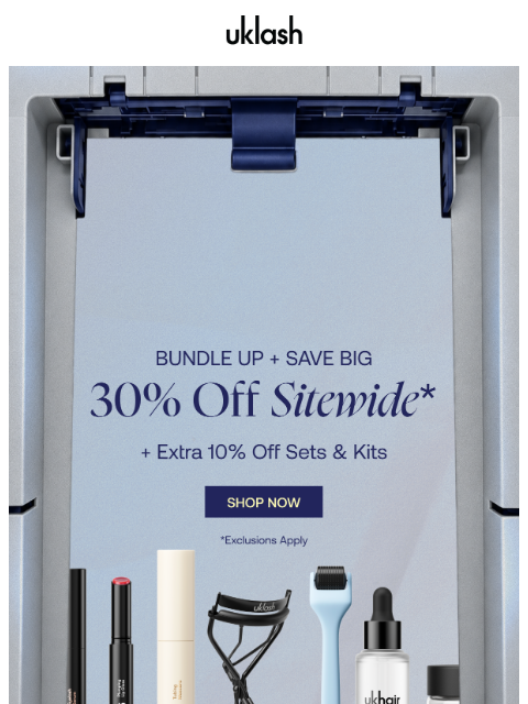 uklash newsletter: 48HRS ONLY: Up to 40% off Sitewide ⌛🤯