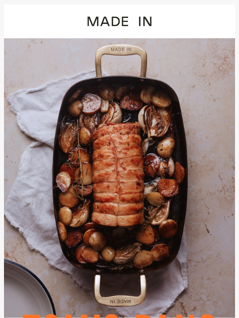 madeincookware newsletter: The Tom Pan Collection Is Here