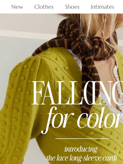 freepeople newsletter: These sweaters: 🍋🍒🌷🍋‍🟩
