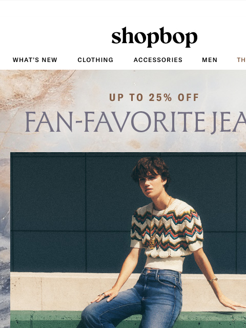 shopbop-mail newsletter: rag & bone, MOTHER and more: up to 25% off