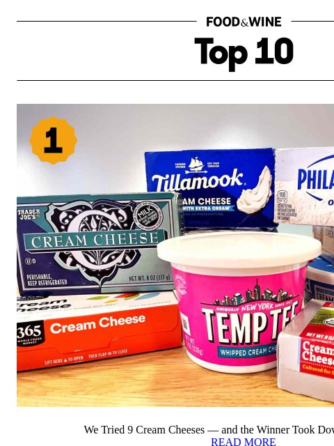 foodandwine newsletter: The Best Cream Cheese Isn't Philadelphia