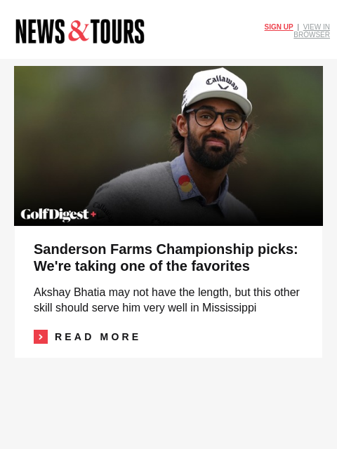 golfdigest newsletter: How everyday golfers can change the U.S. Ryder Cup...