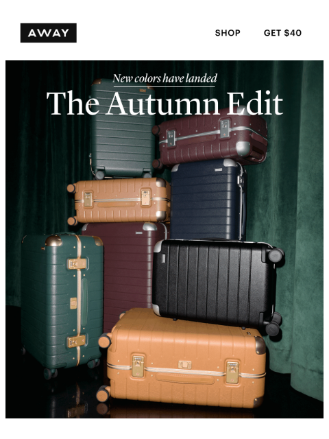 awaytravel newsletter: The Autumn Edit: fall trips begin here