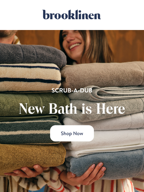 brooklinen newsletter: Bundle and save on the best in Bath