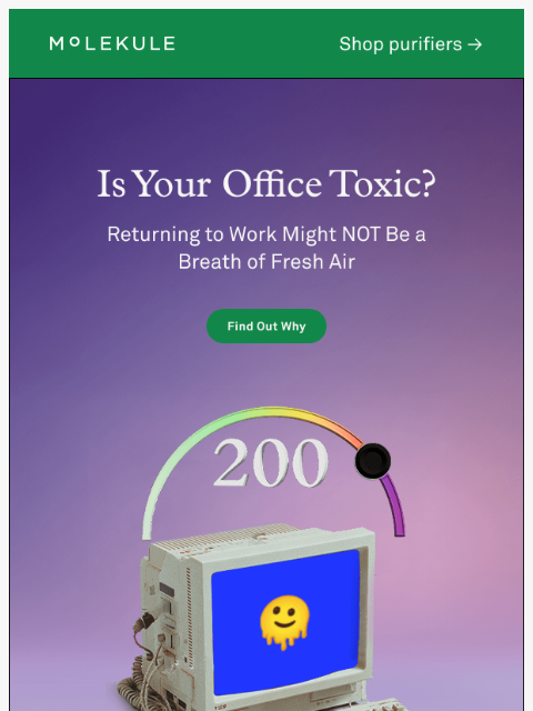 molekule newsletter: Would you quit your job over air?