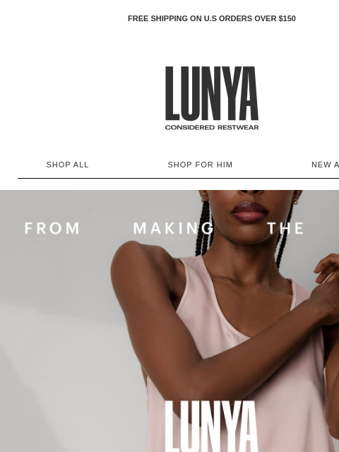 lunya newsletter: LUNYA X AVOCADO
