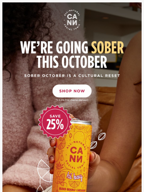 drinkcann newsletter: SOBER OCTOBER IS HERE π