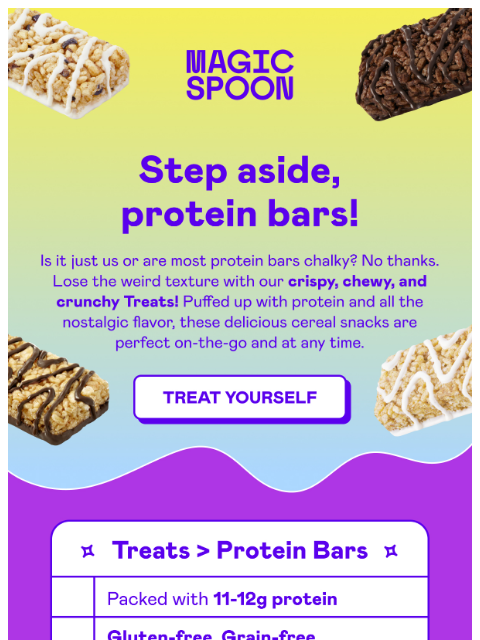 magicspoon newsletter: Like a protein bar, but wayyy better