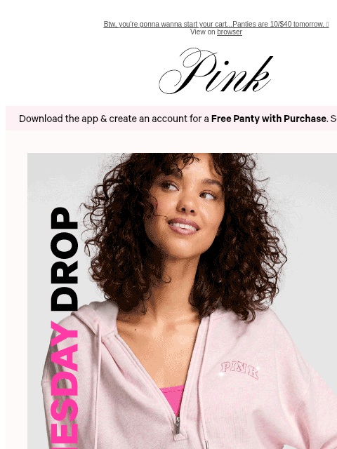 vspink newsletter: Wednesday Drop: New Fleece Faves