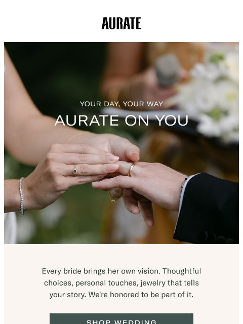 auratenewyork newsletter: Wedding Inspo