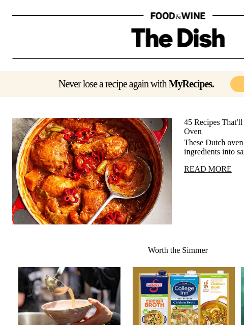 foodandwine newsletter: 45 Recipes That'll Make You Love Your Dutch Oven