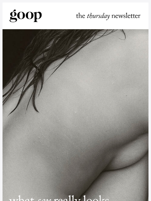 goop newsletter: the Thursday newsletter
