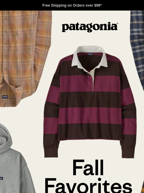 patagonia newsletter: A few of our fall favorites