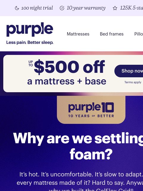 purple newsletter: It started with a dumb question.