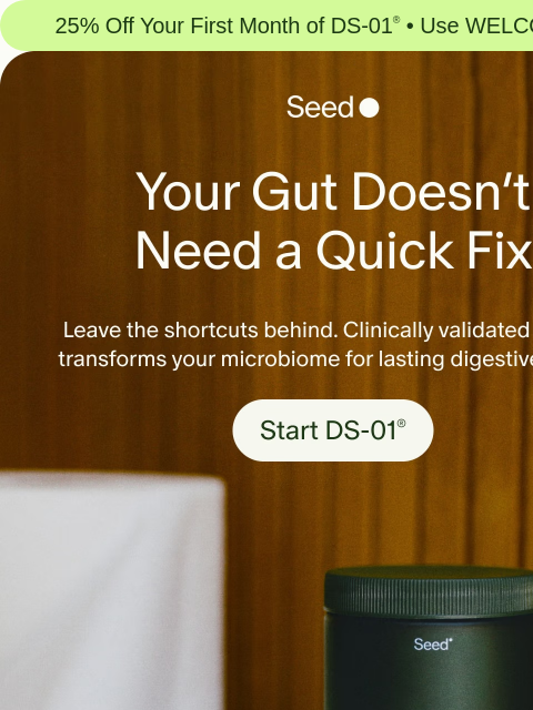 seed newsletter: Better poops, backed by science.