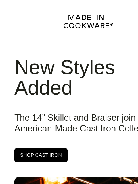 madeincookware newsletter: Expanding Our American-Made Cast Iron
