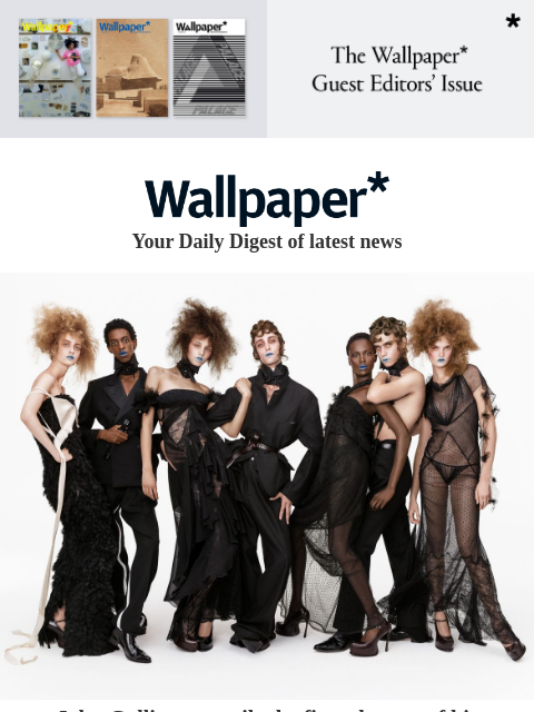 futureplc newsletter: Discover John Galliano's Zara collection