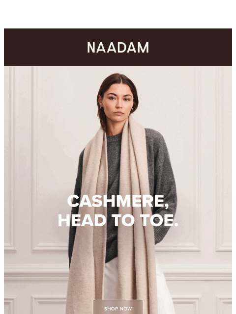 naadam newsletter: Cashmere on cashmere on cashmere