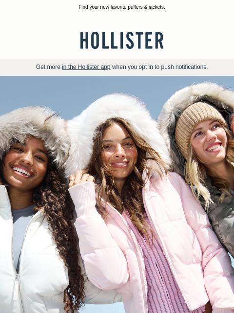 hollisterco newsletter: Meet the Hollister Peyton Collection.