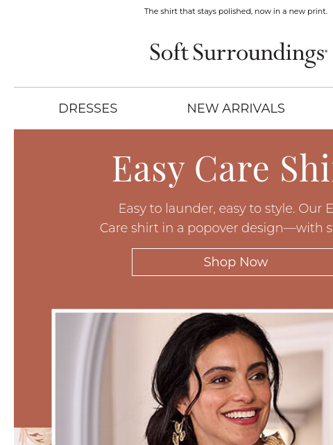 softsurroundings newsletter: Wrinkle-Resistant, Day to Night