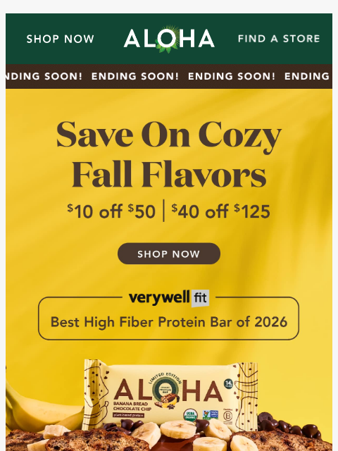aloha newsletter: New month, same go-to protein treat