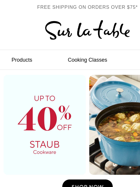 surlatable newsletter: All-day favorites from Staub.