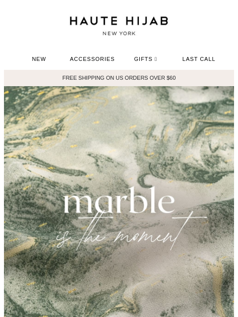 hautehijab newsletter: Marble is the moment 🔮