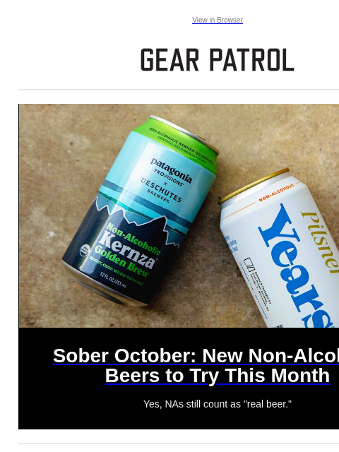 Plus, every pair of Red Wings now comes with a hidden detail Plus, every pair of Red Wings now comes with a hidden detail View in Browser Sober October: New Non-Alcoholic Beers to Try This Month Sober