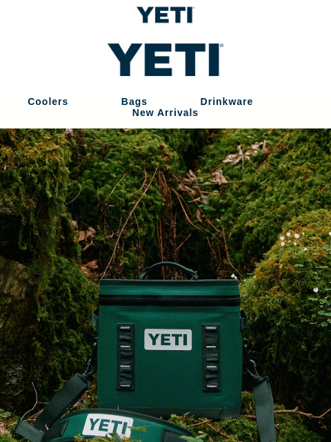 yeti newsletter: Get Your Green Gear