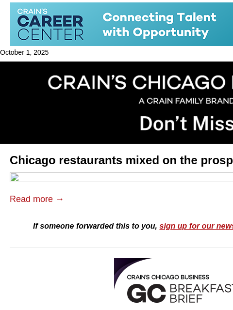 crainalerts newsletter: Restaurants weigh in on dog-friendly dining plan