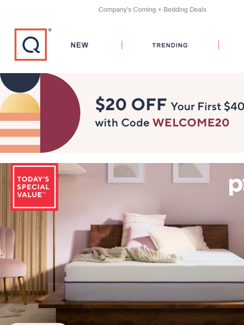 qvcemail newsletter: New to Q! Purple Mattress TSV® + Get $20 Off