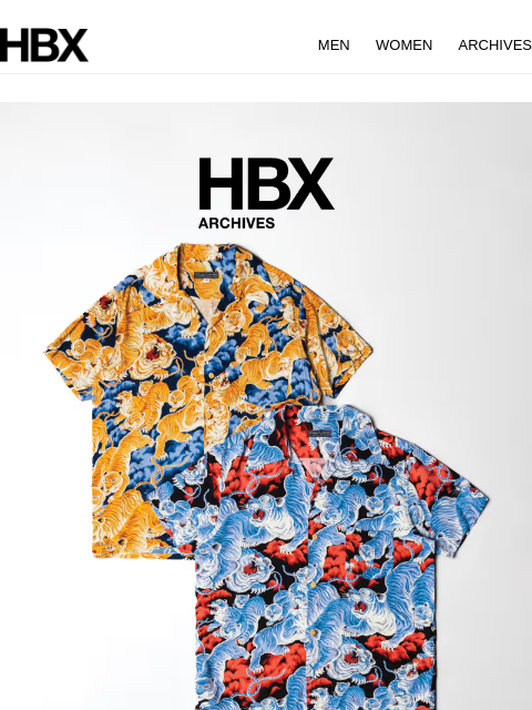 hbx newsletter: HBX Archives Preview: 3 Oct/9AM EST/9PM HKT Releas...