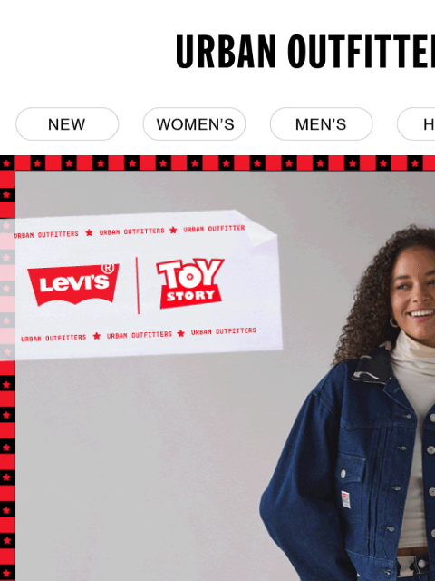 urbanoutfitters newsletter: say howdy to the Levi's® x Toy Story roundup!