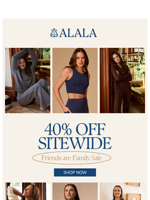 alalastyle newsletter: Did someone say 40% Savings?
