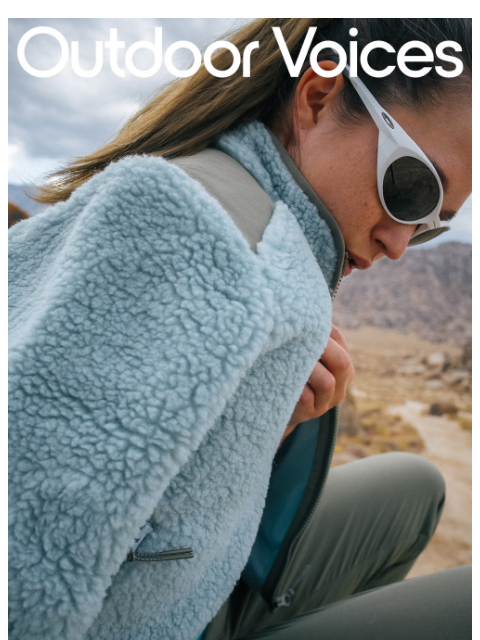 outdoorvoices newsletter: OV HIKE 1st drop is live now.