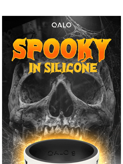 qalo newsletter: NEW: Silicone Rings For Spooky Season!