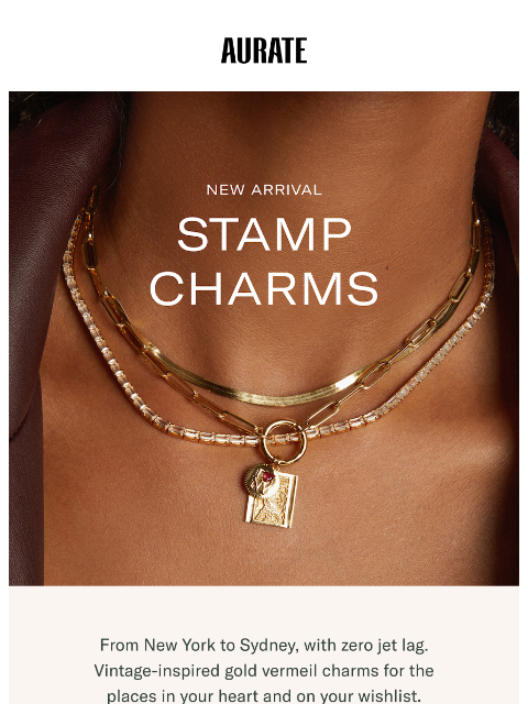 auratenewyork newsletter: 7 NEW TRAVEL CHARMS