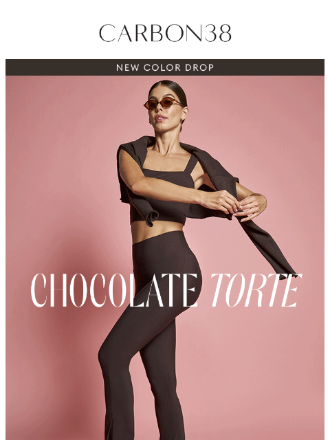 carbon38 newsletter: New Color Drop 🍫