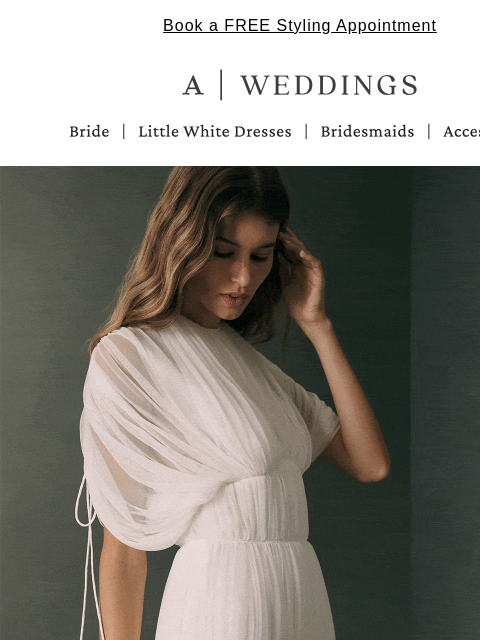 anthropologie newsletter: Say "I do" to exclusive new bridal
