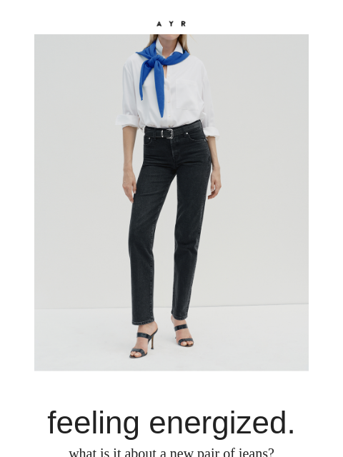 ayr newsletter: NEW JEAN