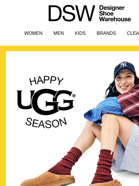 dsw newsletter: UGG SEASON IS HERE!